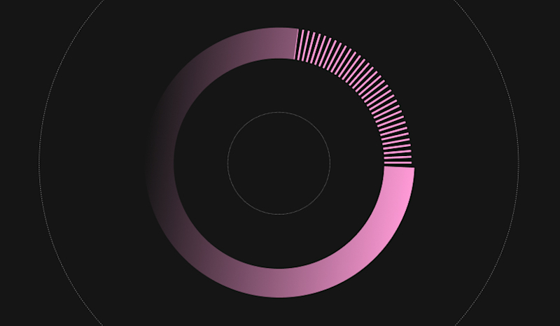 Blog post - Pink - 1 circle with chevrons rafters