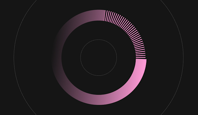 Blog post - Pink - 1 circle with chevrons rafters