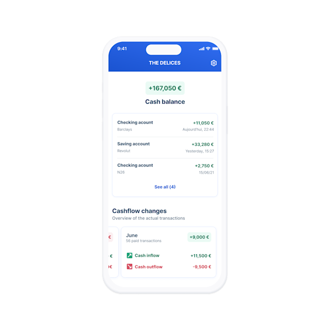 Discover Agicap's mobile app
