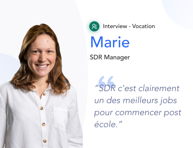 Agicap x Vocation : Sales Development Representative avec Marie