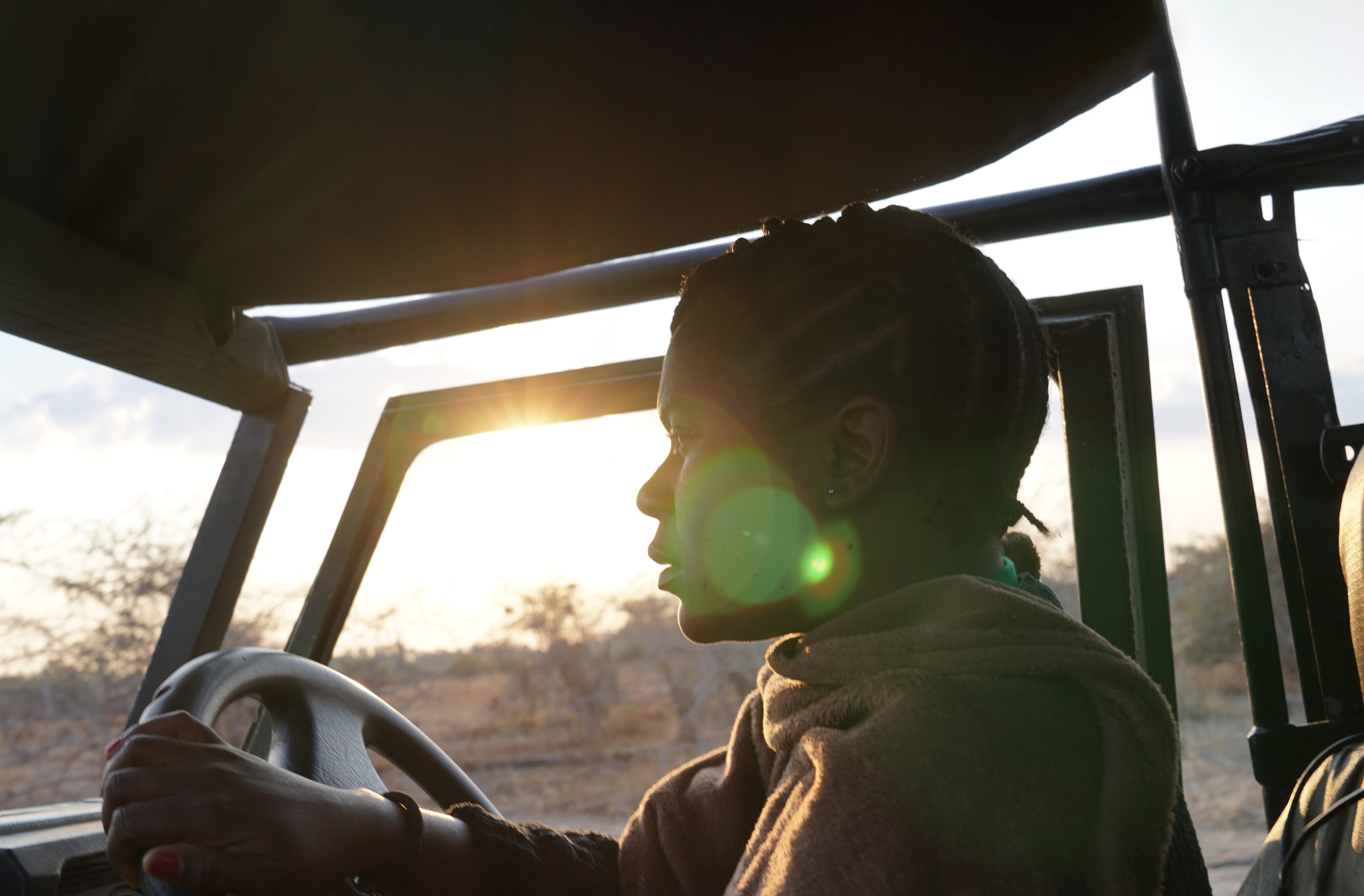 Thandiwe driving