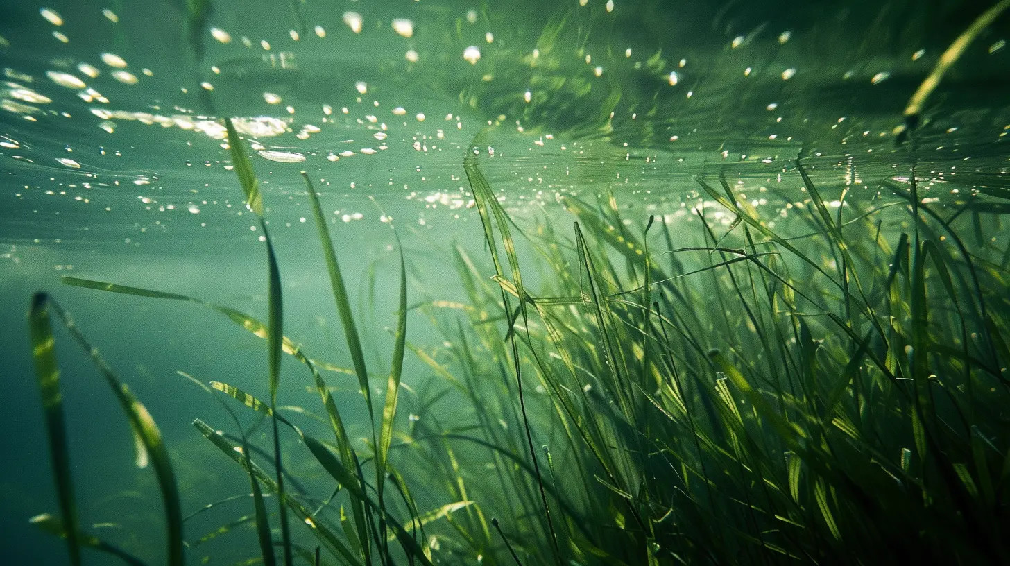 seagrass closeup