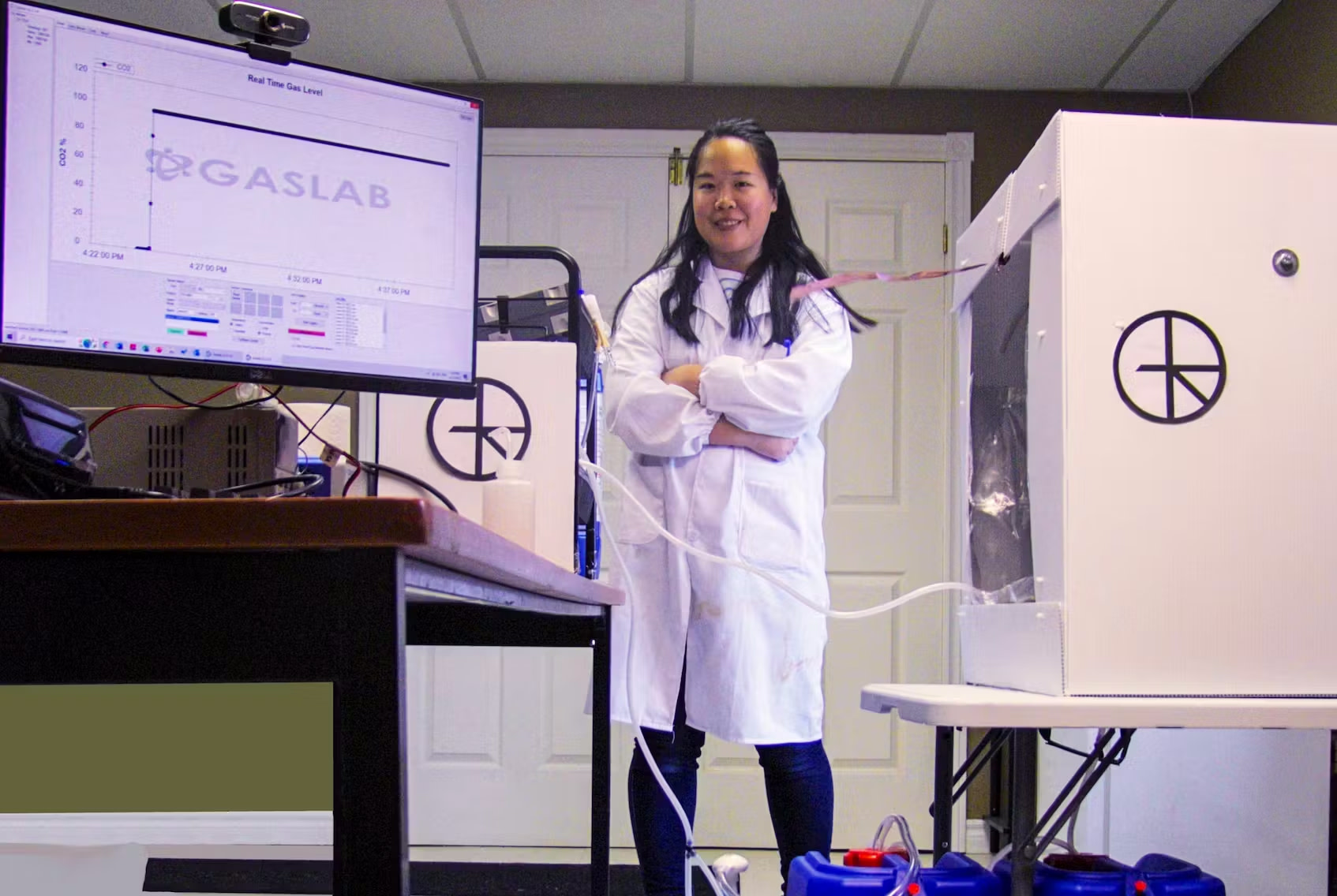 Gaia Refinery lab girl