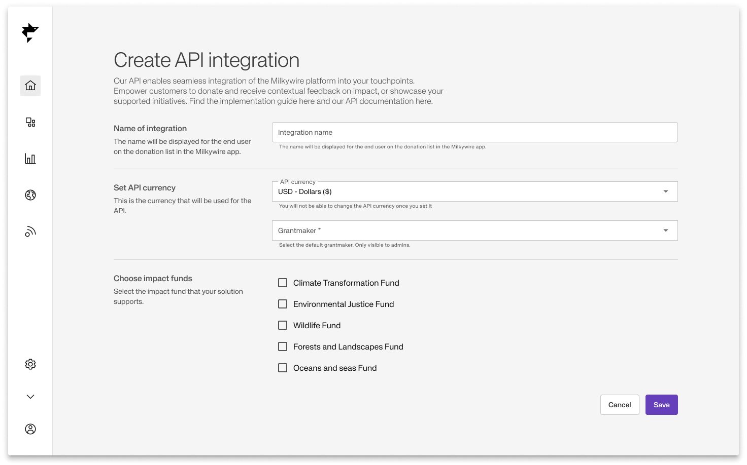 New integration