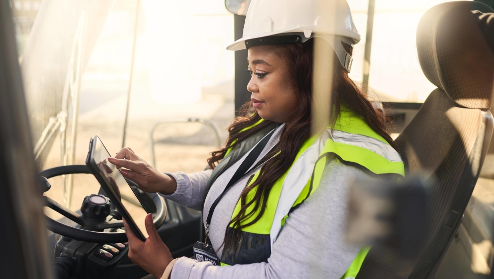 Black woman trucker