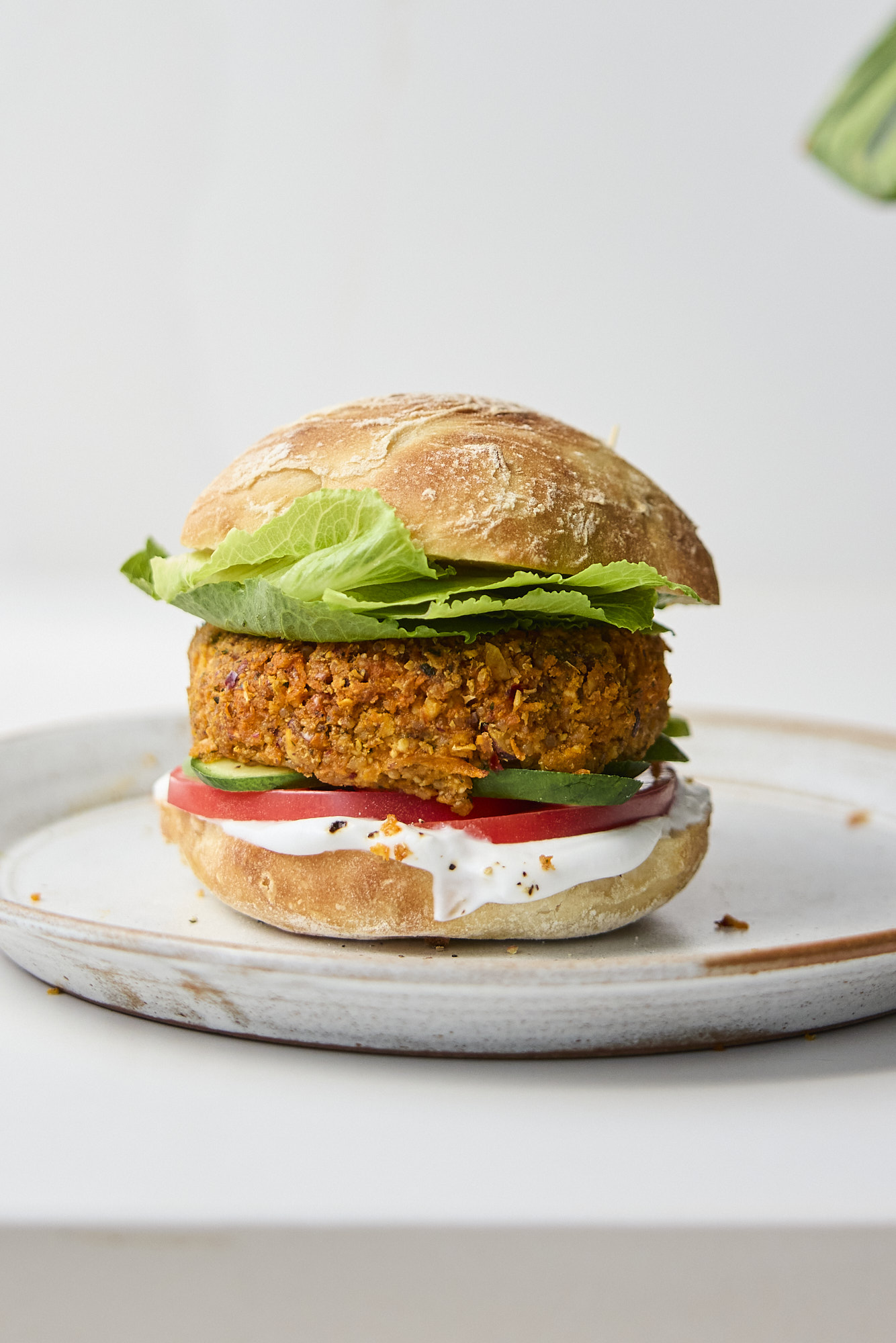 Carrot & Chickpea Burgers