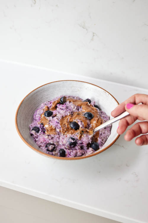 Blueberry Power Porridge