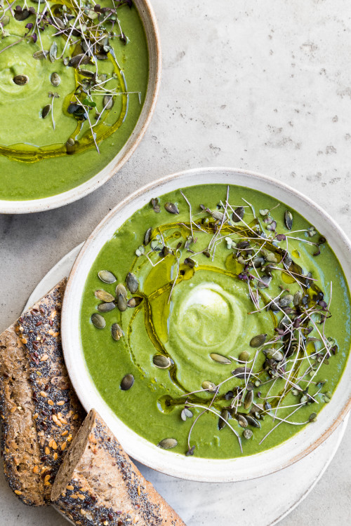 Freezer Greens Soup