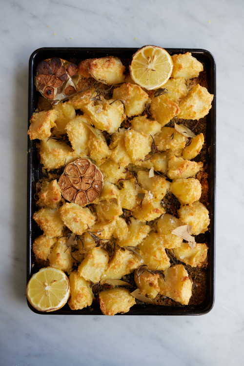 Roast Potatoes With Lemon & Rosemary  