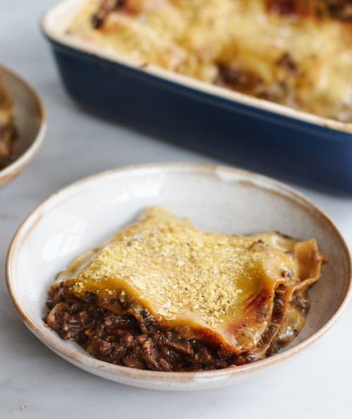 Mushroom Lasagne