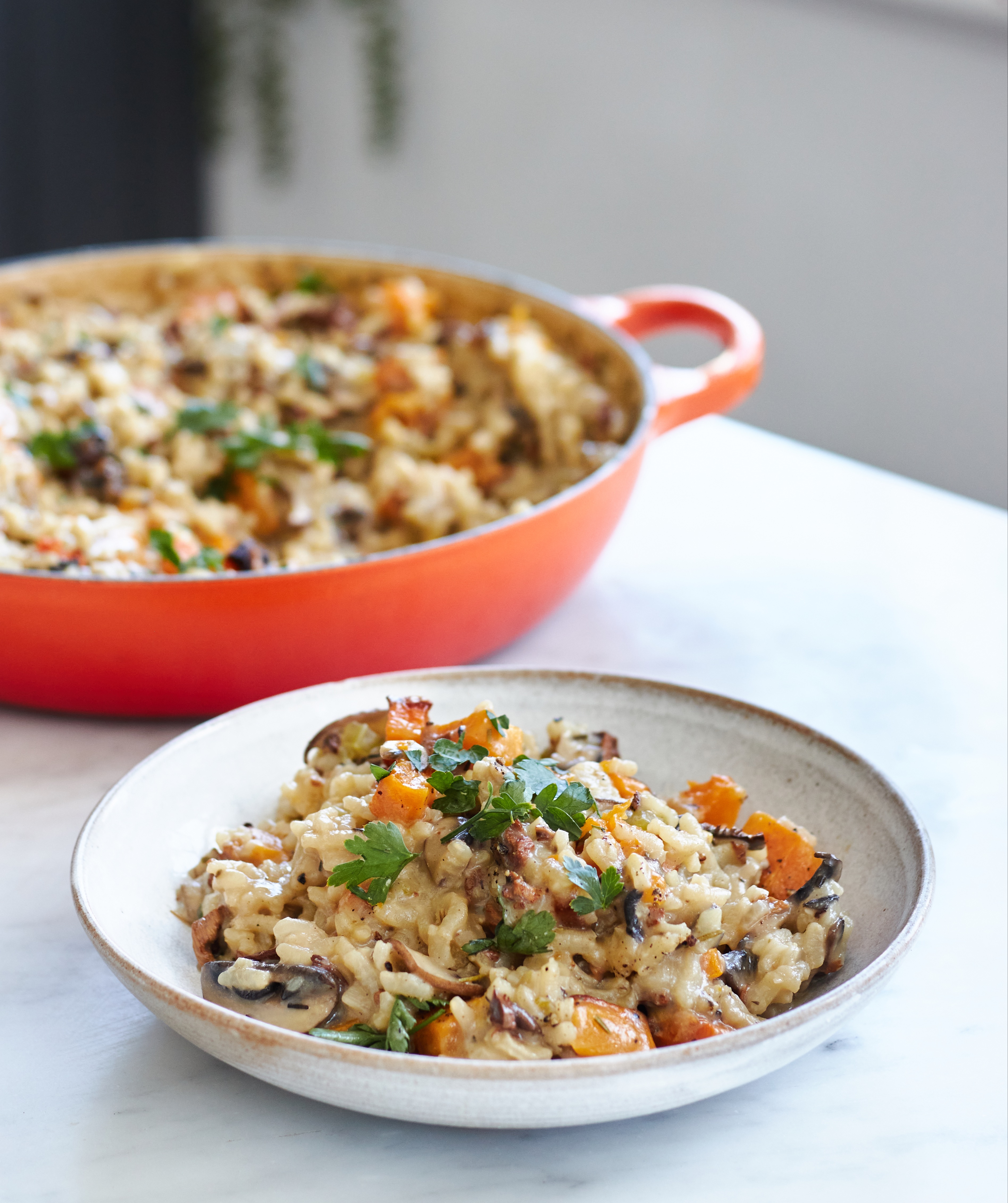 Hungry Couple: Pan Roasted Tomato Barley Risotto