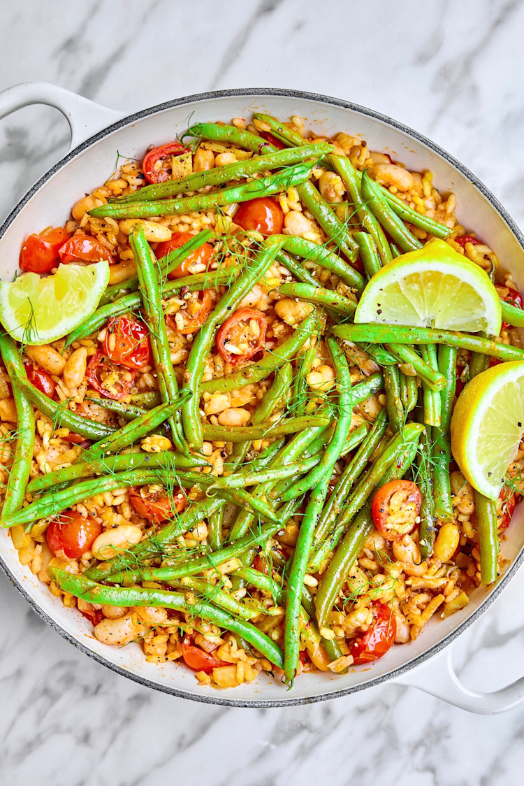 Speedy Saffron & Tomato Paella