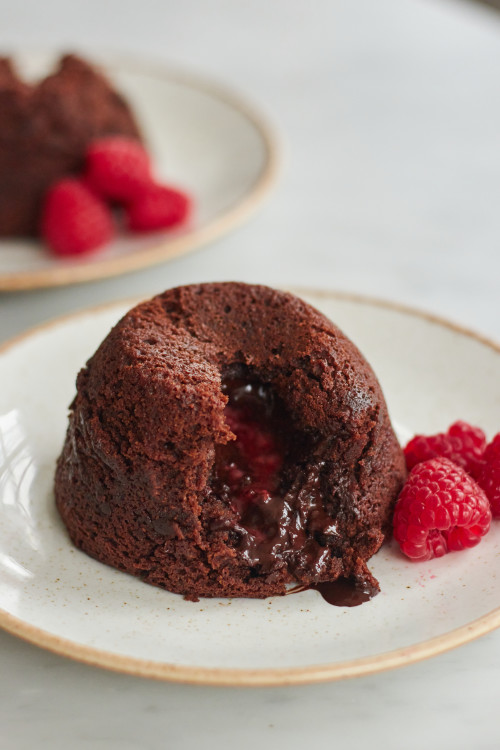 Dark Chocolate & Raspberry Fondants