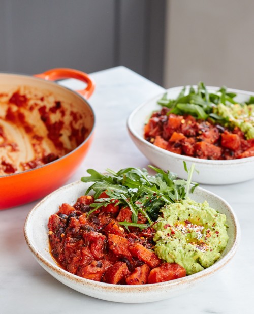 Mexican Sweet Potato & Black Beans