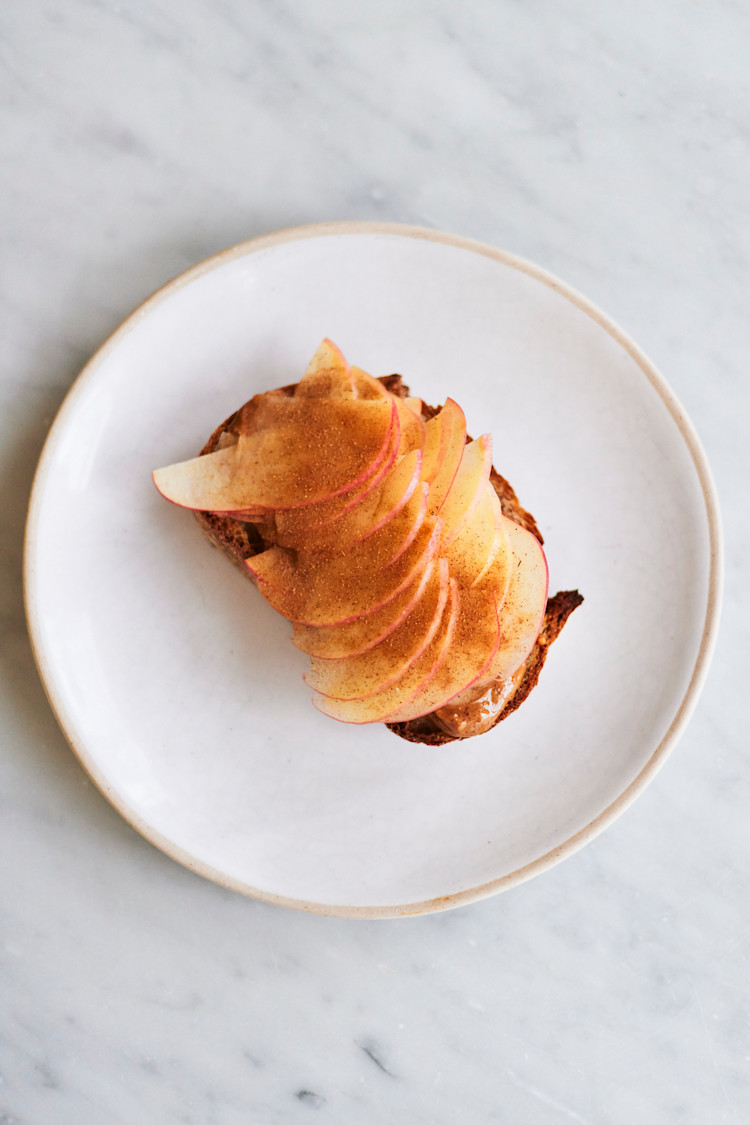 Apple & Almond Butter Toast