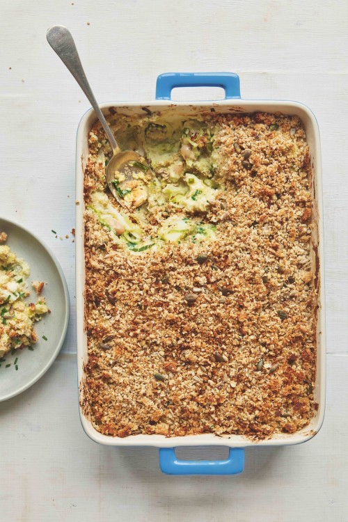 Creamy Leek Crumble