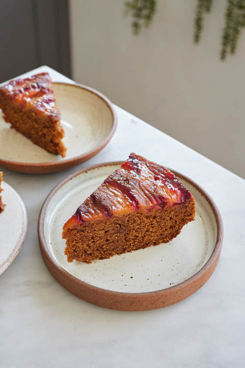 Plum Upside-Down Cake