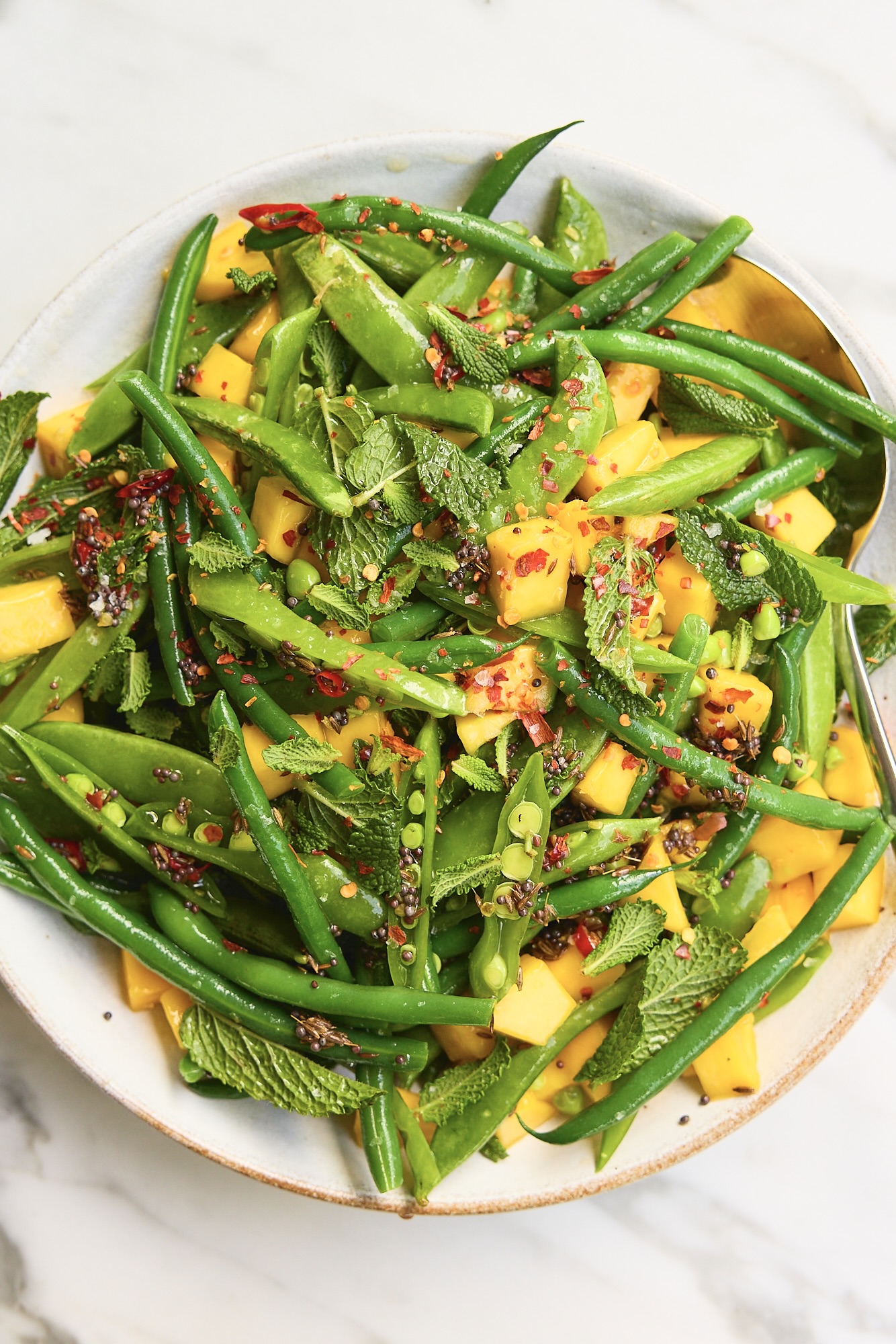 Chilli, Mango & Green Bean Salad