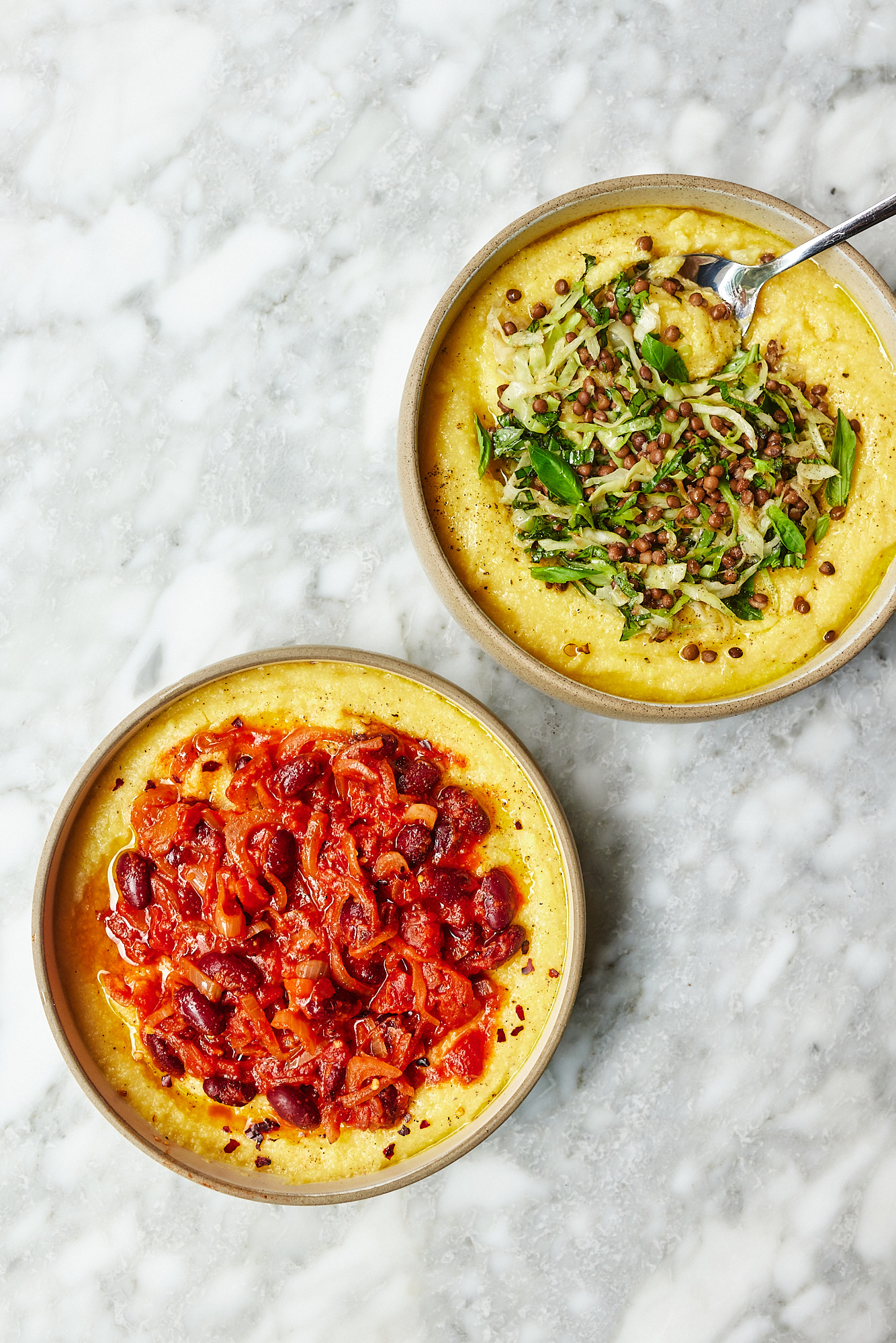 Polenta With Garlicky Greens Deliciously Ella