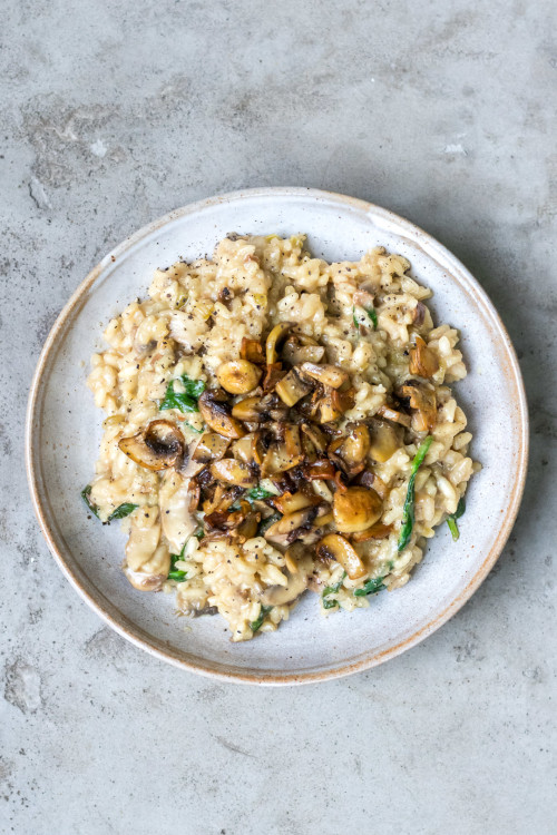 Easy Mushroom Risotto