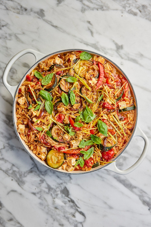 Easy Mediterranean Orzo Salad