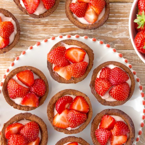 Strawberry & Coconut Cream Tarts