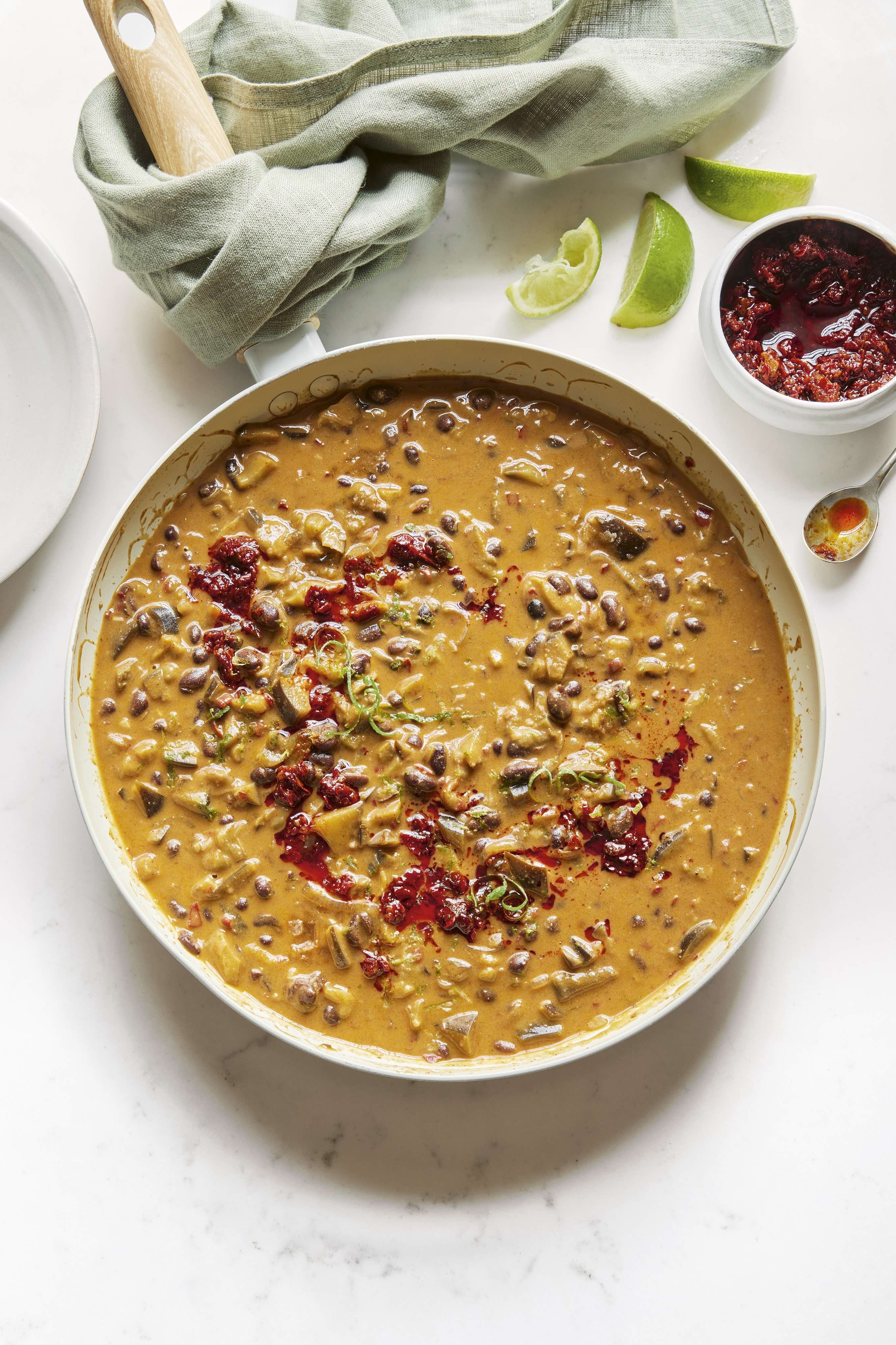 Creamy Black Bean, Harissa And Almond Butter Stew Deliciously Ella