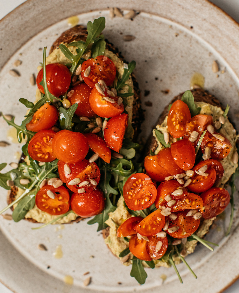 Edamame & Tomato Tartine Deliciously Ella (UK)