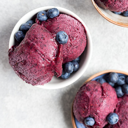Blueberry Sorbet