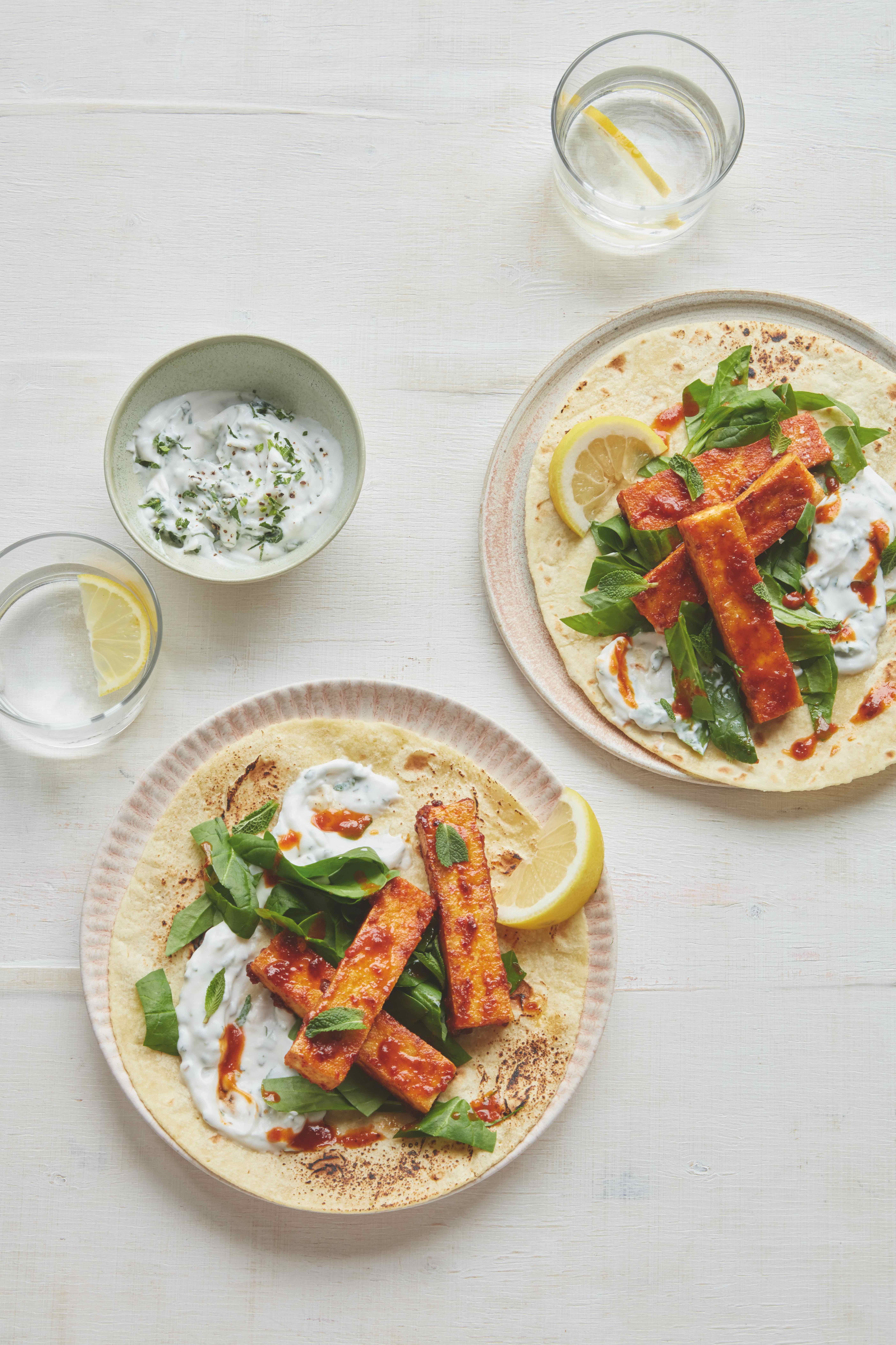 Harissa Tofu Wrap Deliciously Ella (UK)