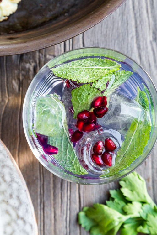 Pomegranate & Mint Cooler