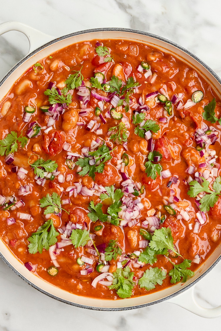Tomato Spiced Beans on Toast