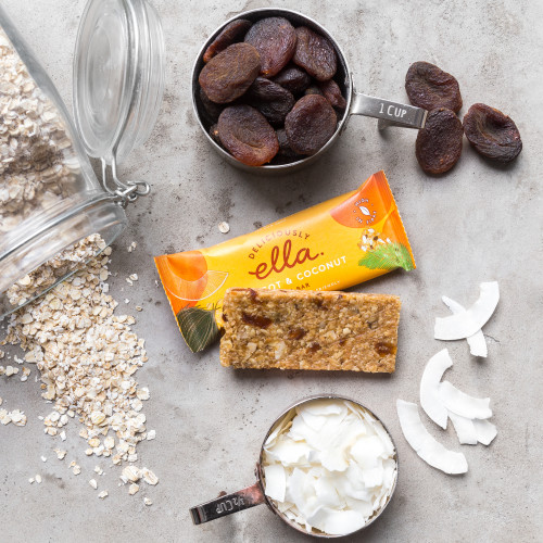 Coconut & Apricot Oat Bars