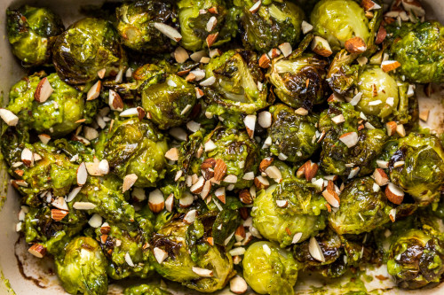 Almond Pesto Sprouts