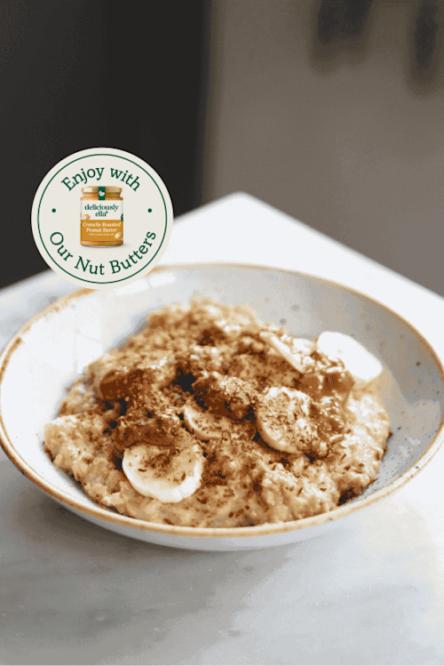 Oat & Quinoa Porridge With Banana & Peanut Butter