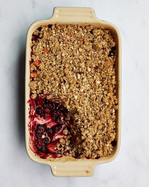 Winter Apple, Berry & Ginger Crumble 