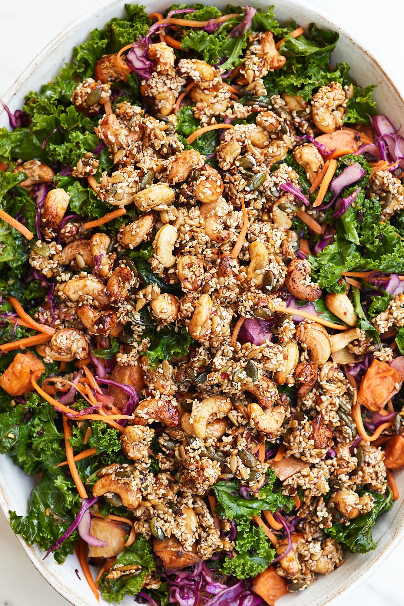 Crispy Lentil, Kale & Cashew Salad Deliciously Ella (UK)