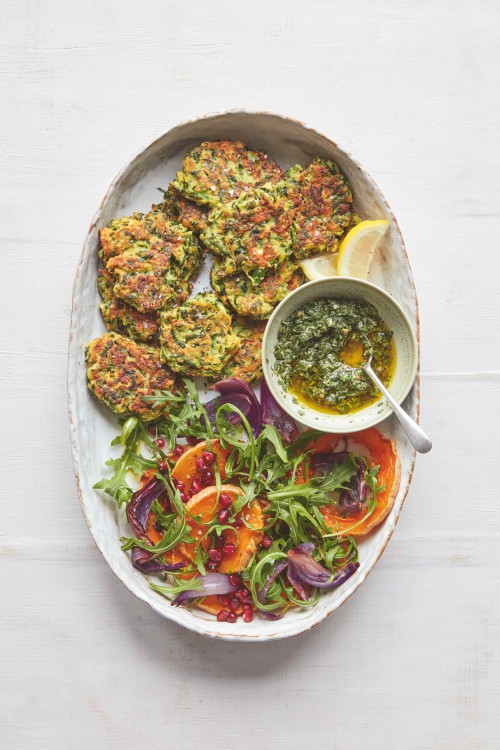 Courgette & Herb Fritters