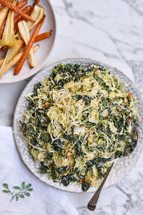 Kale & Sprout Winter Slaw