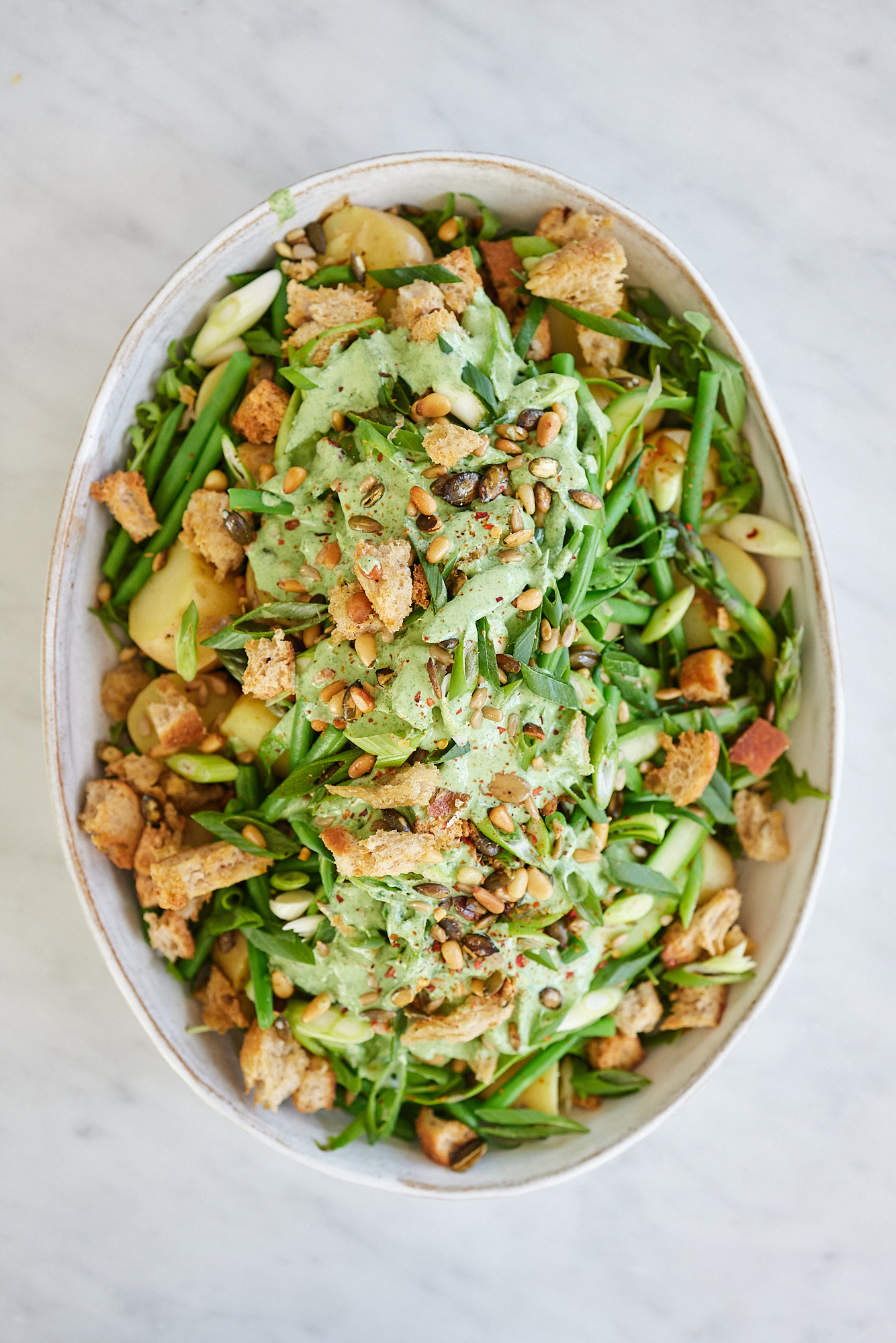 Creamy Super Green Salad | Deliciously Ella (UK)