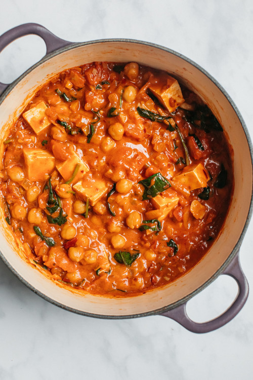 Chickpea, Tofu & Harissa Stew