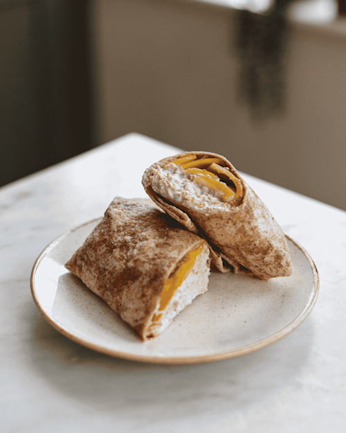 Mango Breakfast Wrap