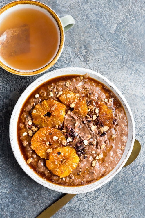 Chocolate Orange Porridge 