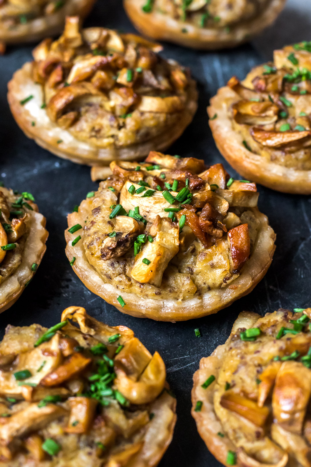 Chestnut & Mushroom Tarts Deliciously Ella