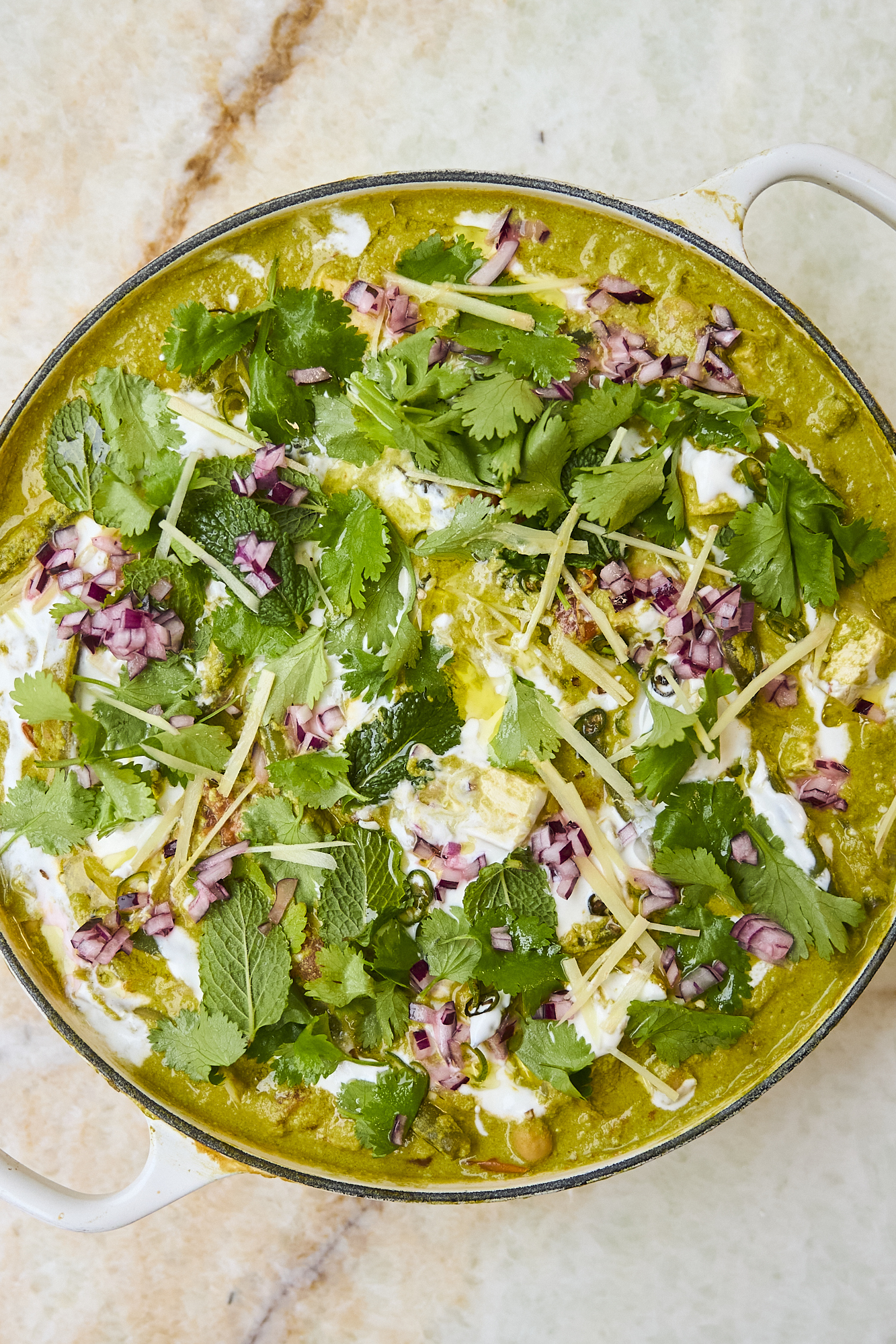 Spinach & Cashew Tofu Curry