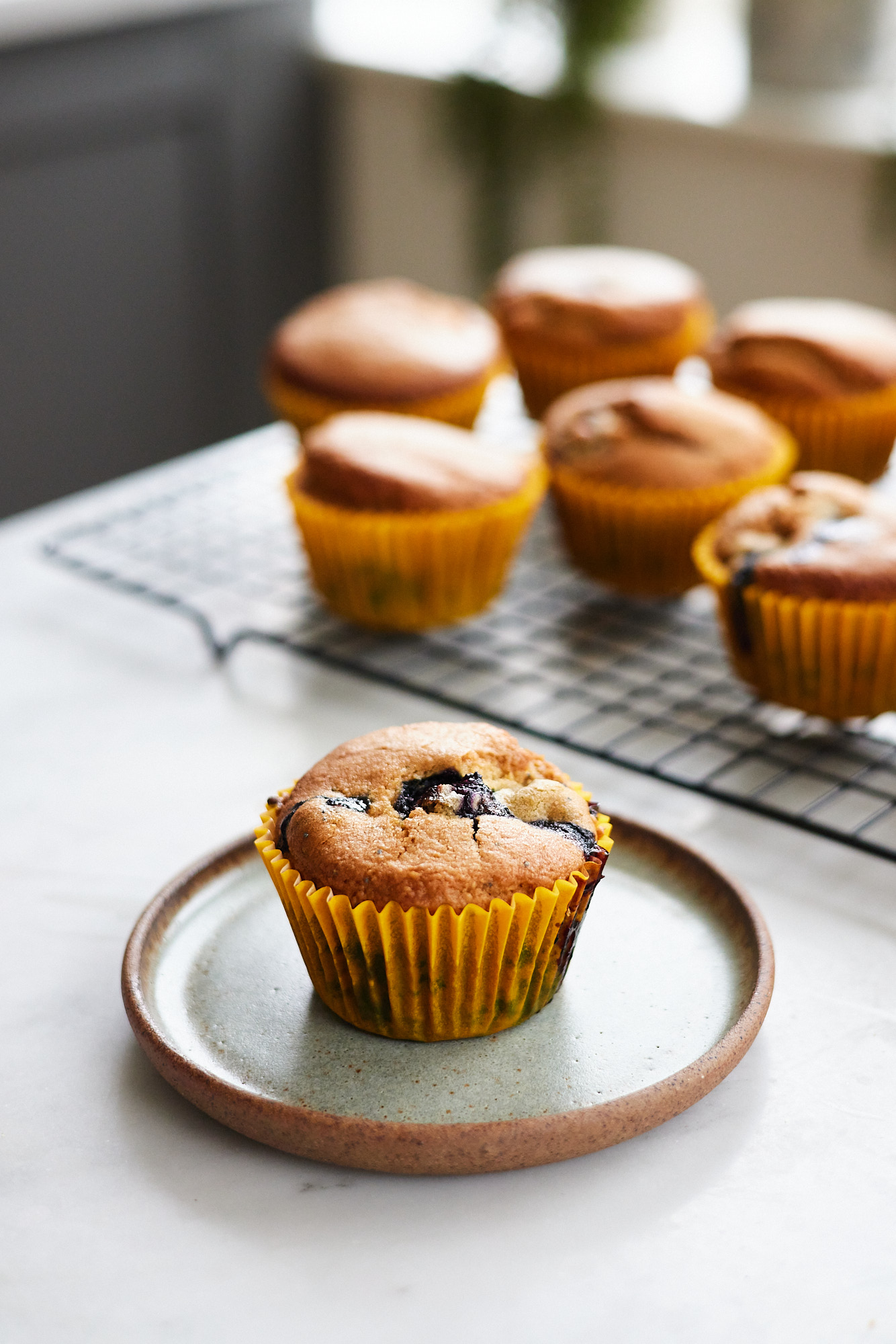 Lemon, Blueberry & Poppy Seed Muffins Deliciously Ella