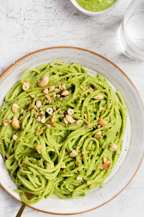 Cashew Pesto Pasta