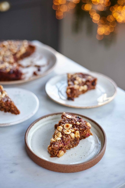 Cranberry, Orange & Hazelnut Cake