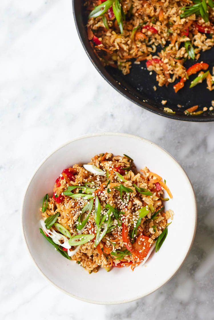 Hidden Tofu & Veggie-Fried Rice