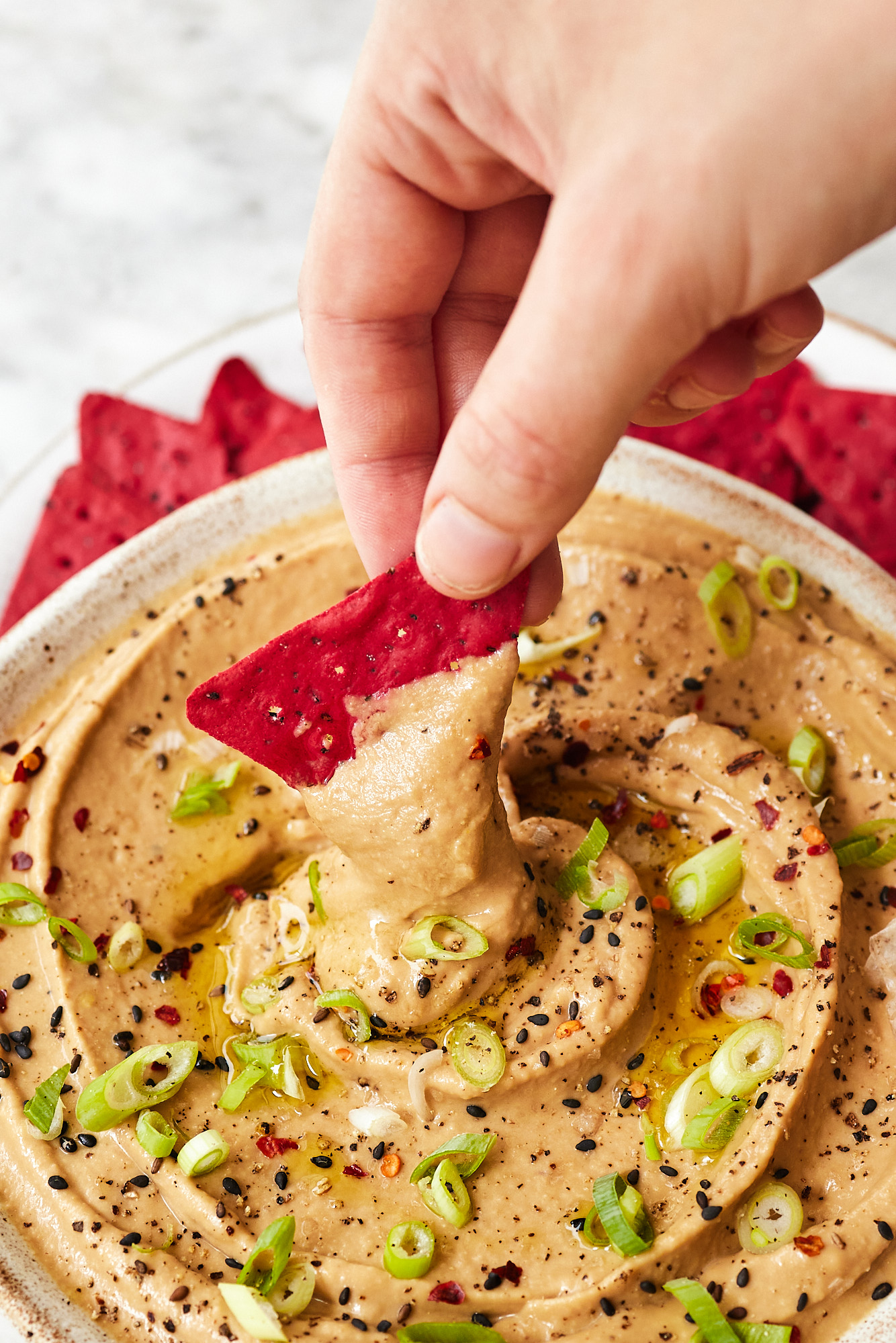 Creamy Roasted Aubergine Dip Deliciously Ella